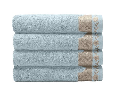 Toalha de Banho Michelle Azul Ceu - 70X140cm | Westwing