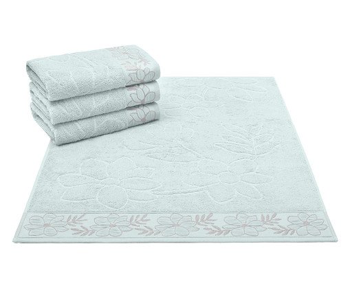 Toalha de Rosto Luzia Azul Mineral - 50X70cm, blue | WestwingNow