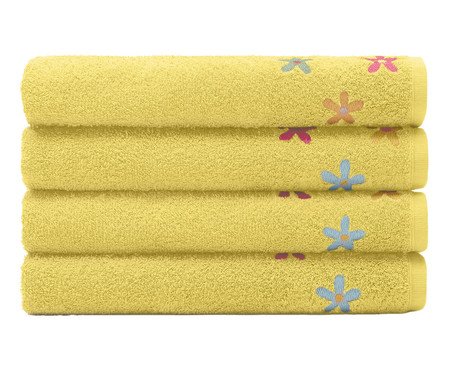 Toalha de Banho Emily Ouro - 70X140cm | Westwing