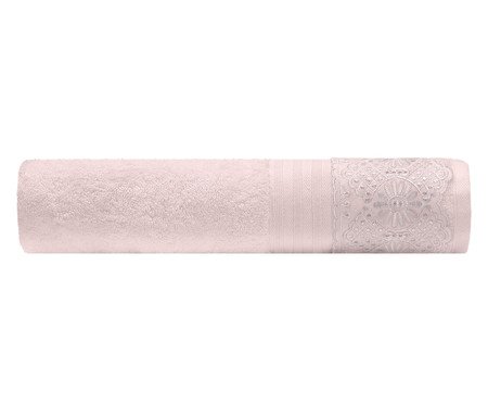 Toalha Banhão Cristal Roma Rosa Pétala - 81X150cm | Westwing