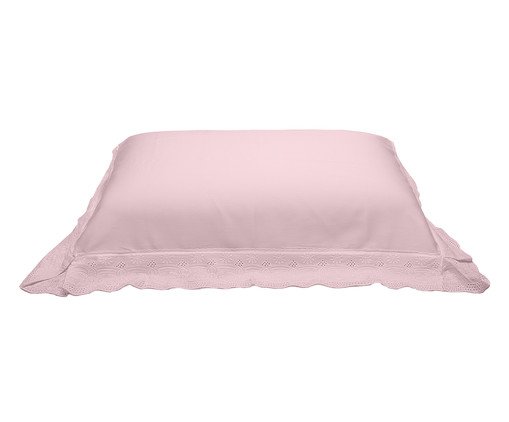 Fronha Cristal Luisa Rosa Pétala 300 Fios, pink | WestwingNow