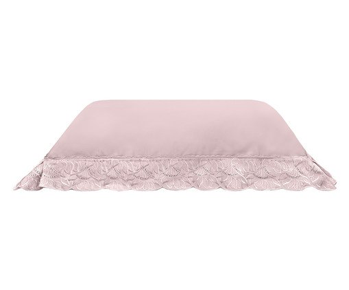 Fronha Crista Paola Rosa Pétala 300 Fios, pink | WestwingNow