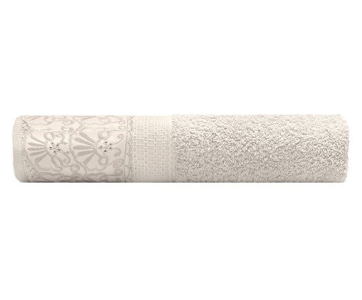 Toalha de Banho Melody Cris Marfim - 70X140cm, multicolor | WestwingNow