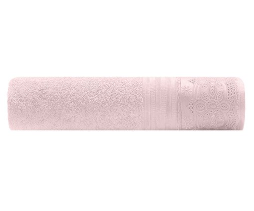 Toalha Banhão Cristal Luisa Rosa Pétala - 81X150cm, pink | WestwingNow