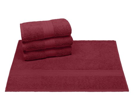 Toalha de Rosto Dakota Chilli - 50X70cm | Westwing