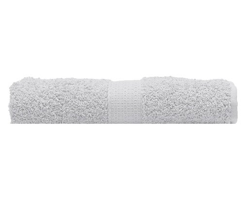 Toalha de Rosto Natural Prata - 50X80cm, silver or metallic | WestwingNow