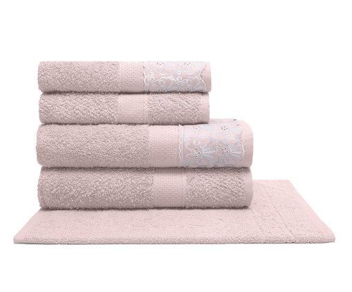 Jogo de Toalhas Melody Cris Dusty Rose -, pink | WestwingNow