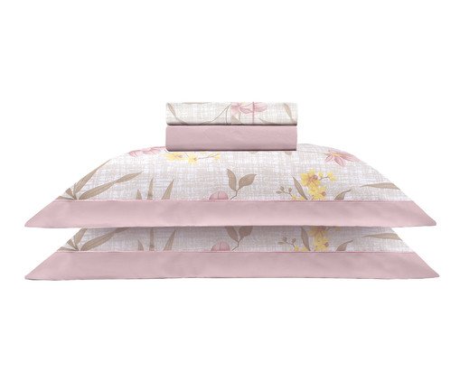 Jogo de Lençol Reffinata Estampado Augusta Rose, multicolor | WestwingNow