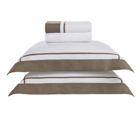 Jogo de Lençol Pazzi Marrone 200 Fios