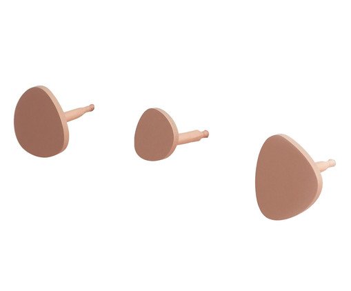 Conjuto de Ganchos de Parede Taylor - Terracota, Terracota | WestwingNow