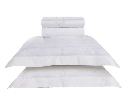Jogo de Lençol Florim Branco, white | WestwingNow