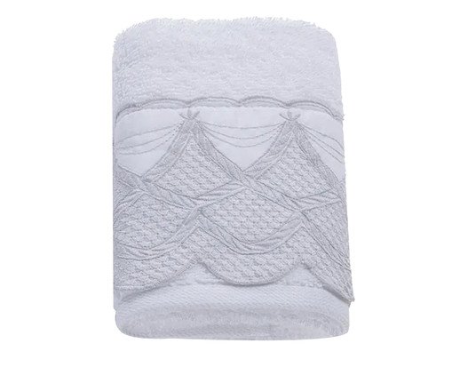 Jogo de Toalhas para Lavabo Raffinato Branco, white | WestwingNow
