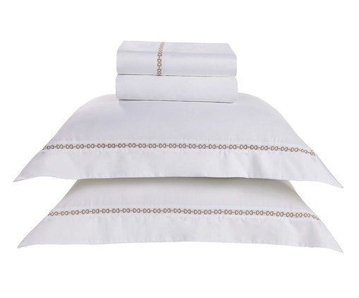Jogo de Lençol Montaggio Branco, white | WestwingNow