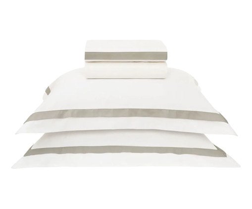 Jogo de Lençol Vercelli Branco, white | WestwingNow
