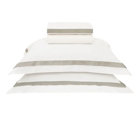 Jogo de Lençol Vercelli Branco | Westwing