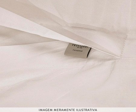 Capa de Edredom Vercelli Branco | Westwing
