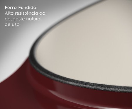 Panela Wok de Ferro Esmaltada | Westwing