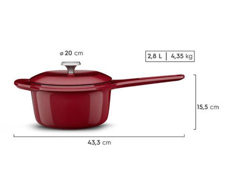 Panela Molheira de Ferro Esmaltada | Westwing
