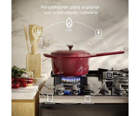 Panela Molheira de Ferro Esmaltada | Westwing