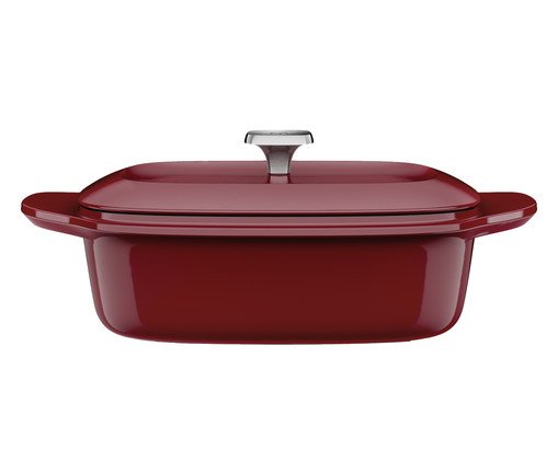 Panela Oval de Ferro Esmaltada, Vermelho | WestwingNow