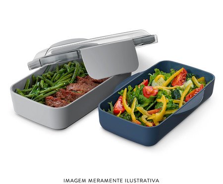 Marmita Lunch Box Azul | Westwing