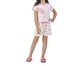 Pijama Feminino Infantil Manga Curta Arco Iris Brilha no Escuro, Rosa | WestwingNow