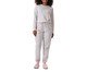 Pijama Feminino Longo Listra Colors Off-White, Off White | WestwingNow