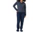 Pijama Feminino Longo Listrado Azul Marinho, Azul | WestwingNow