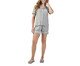 Short Doll Americano Feminino Comfy Mescla, Cinza | WestwingNow