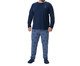 Pijama Masculino Plus Size Manga Longa Futebol Azul Marinho, Azul | WestwingNow