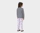 Pijama Feminino Infantil Longo Raposa Branco, Branco | WestwingNow