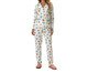 Pijama Feminino Americano Longo Sorriso, Off White | WestwingNow