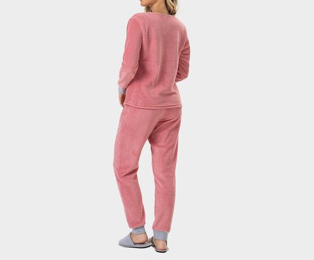Pijama Feminino Fleece Night Melancia | Westwing