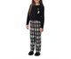 Pijama Feminino Infantil Manga Longa Panda, Preto | WestwingNow