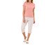 Pijama Feminino Manga Curta com Capri Xadrez Rosa Blush, Rosa | WestwingNow