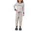 Pijama Feminino Infantil Longo Panda Cinza, Cinza | WestwingNow