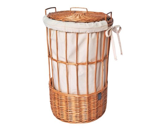 Cesto Nice com Tampa Natural, Natural | WestwingNow