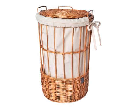 Cesto Nice com Tampa Natural | Westwing