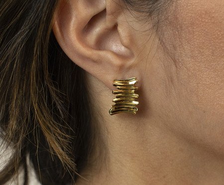 Brinco Geo Ouro 18K | Westwing