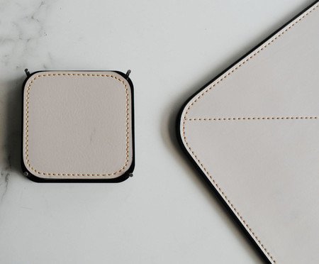 Jogo Americano Pesponto Off-White | Westwing