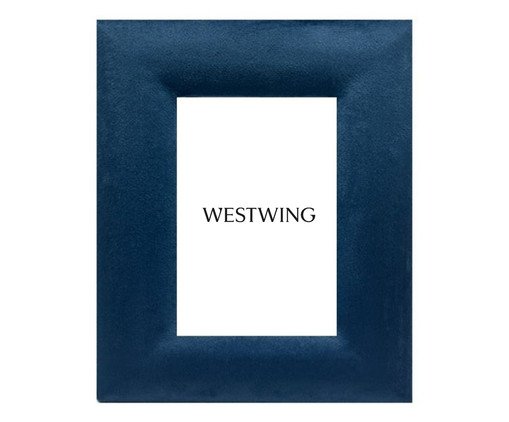 Porta-retrato Melú Azul Safira, blue | WestwingNow