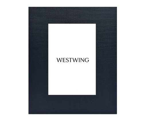 Porta-retrato Yeza Preto, black | WestwingNow