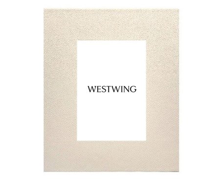 Porta-retrato Zira Marfim | Westwing