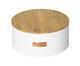 Porta-Biscoitos de Metal com Tampa de Bambu Mosaic Branco, white | WestwingNow