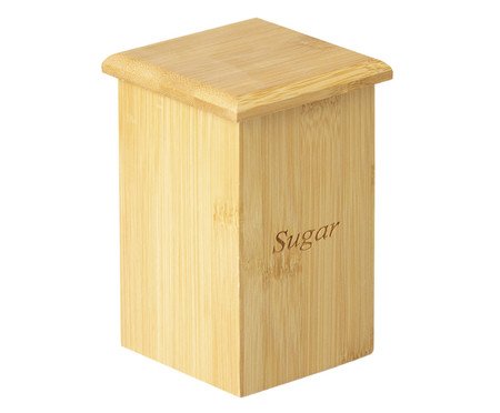 Açucareiro de Bambu com Tampa Iris | Westwing