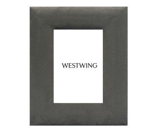 Porta-retrato Amany Cinza, grey | WestwingNow