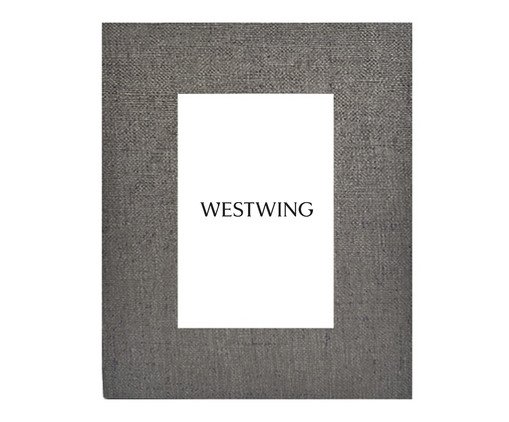 Porta-retrato Polly Gelo, grey | WestwingNow