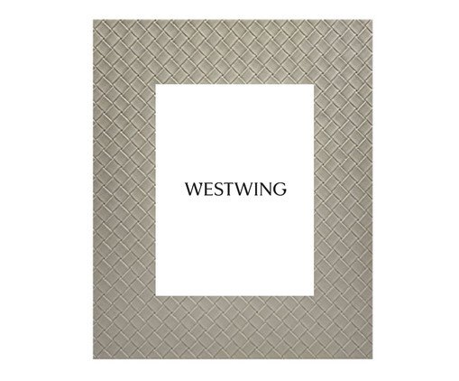 Porta-retrato Kappa Marfim, grey | WestwingNow