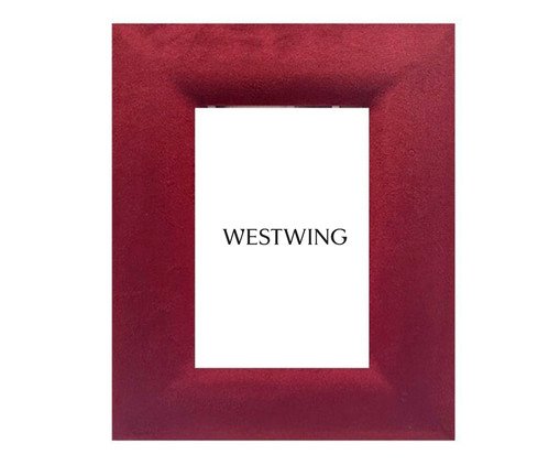 Porta-retrato Mob Bordô, red | WestwingNow
