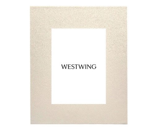 Porta-retrato Chet Marfim, grey | WestwingNow
